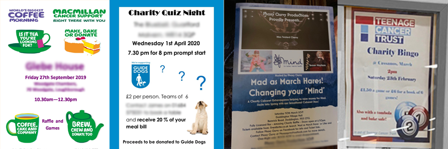 Onbrand fundraising poster
